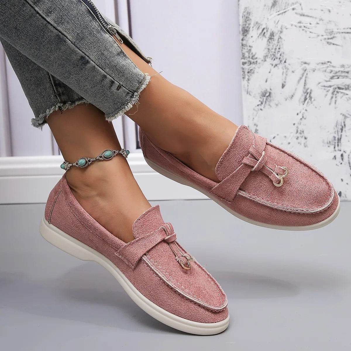 Sandra - Loafers met elegant detail