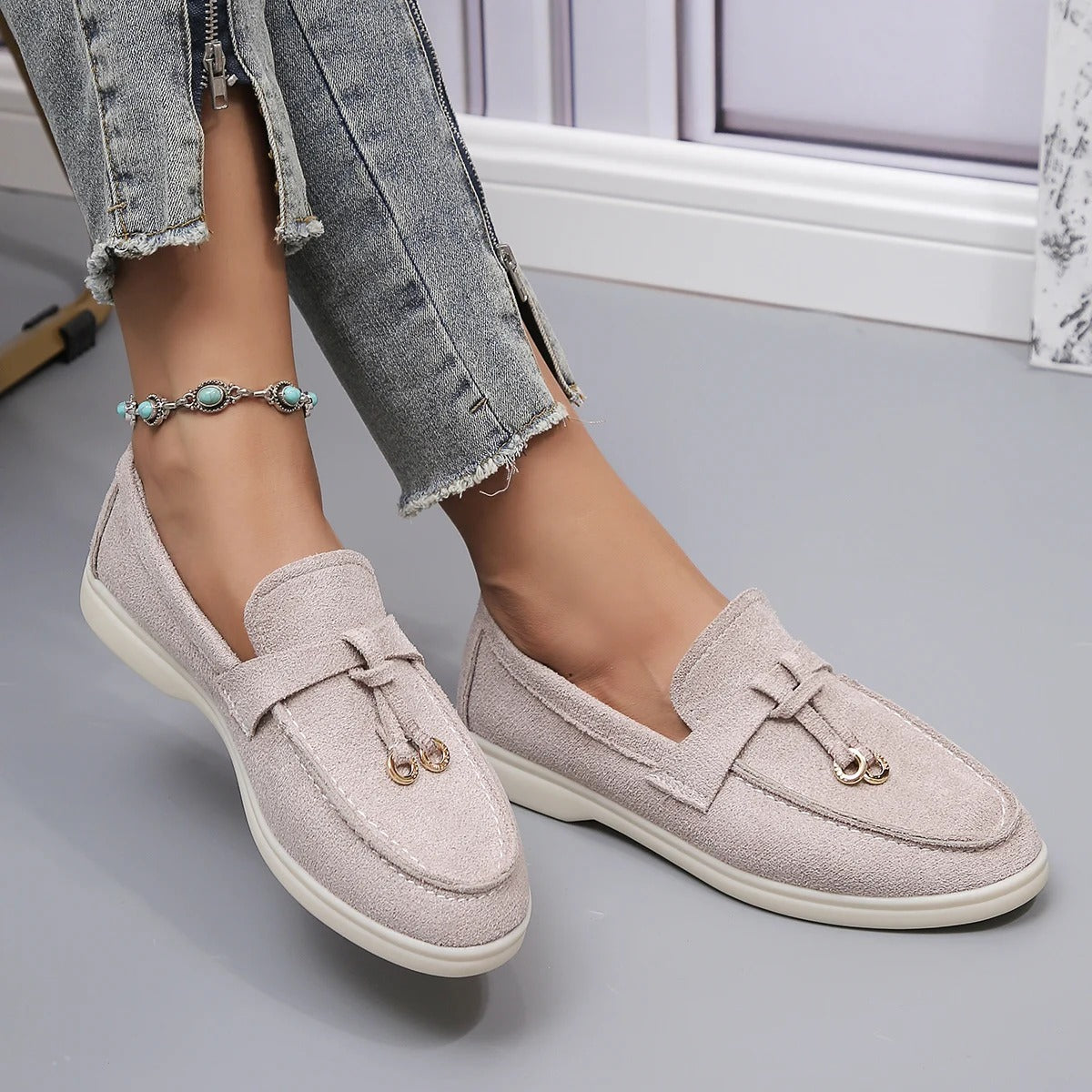 Sandra - Loafers met elegant detail