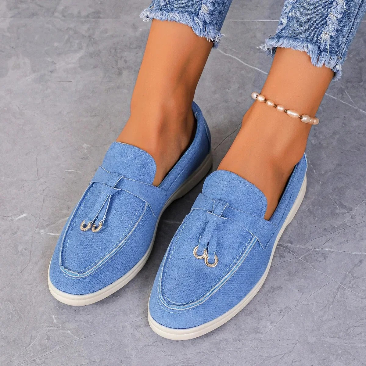 Sandra - Loafers met elegant detail
