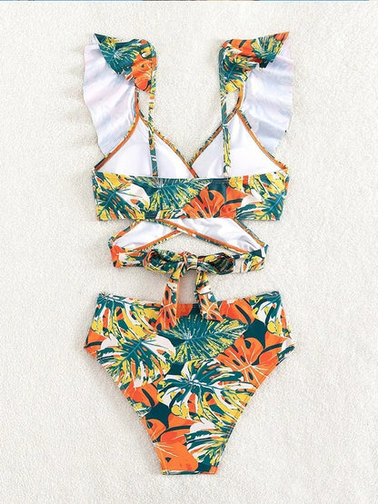 Roos - Tropische bikini
