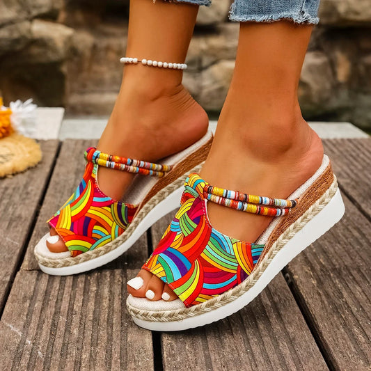 JANETTE KLEURRIJKE SANDALEN